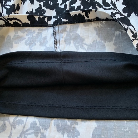 ❌SOLD❌ Black and White Floral Dress - Picture 7 of 7